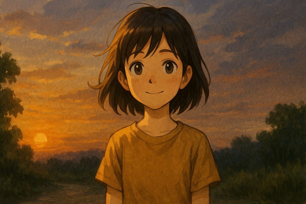 夕方の写真